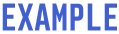EXAMPLE